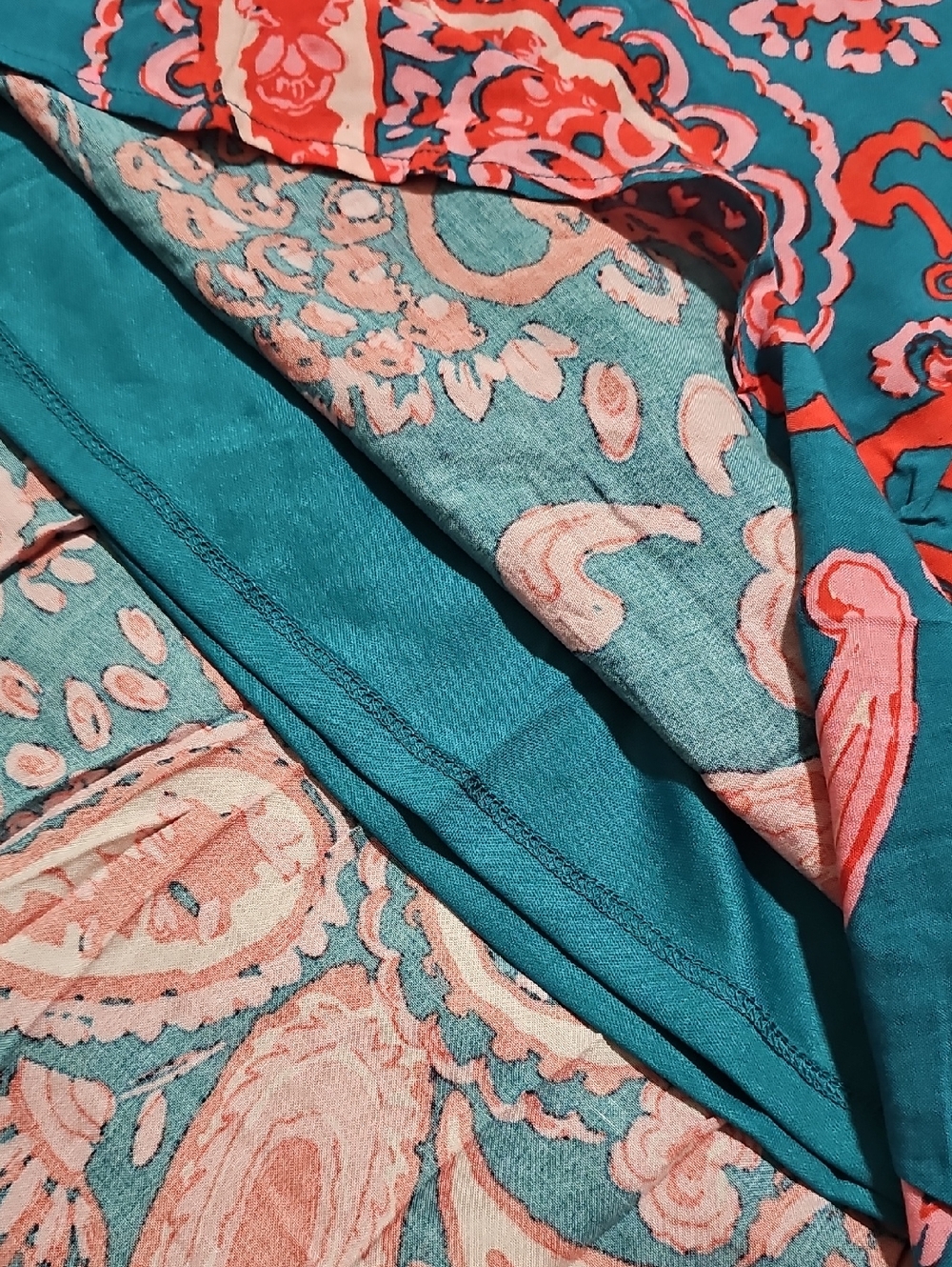 NWT Savanna Jane Dress Paisley A-line Mini Embroidered Flutter Sleeve Small - Picture 5 of 8